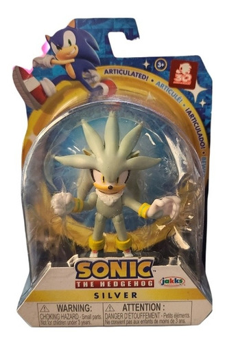 Silver Sonic The Hedgehog Mini 2.5 Pulgadas 2021 6cm