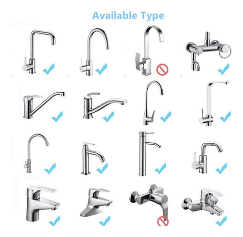 Flexible Grifo Pulverizador Accesorio 360 ° Cocina Fregad...