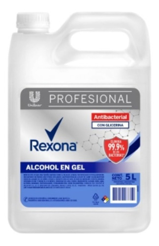 Rexona Alcohol En Gel X 5 Litros