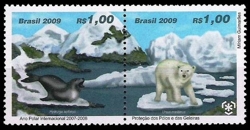 Año Polar - Fauna - Brasil - Serie Mint - Yv 3047-3048