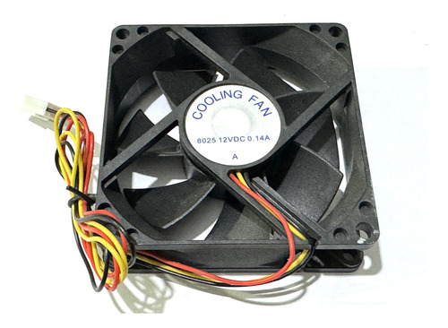 Forzador Cooler Heladera E Indoor 8x8 12v Fan Negro
