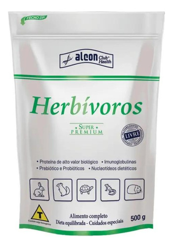 Alcon Club Health Herbívoros Super Premium - 500g