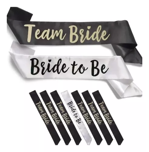 Pack De Bandas Para Despedida De Soltera Bride Y Team Bride