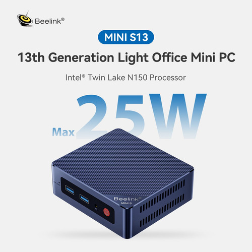 Mini Pc Beelink Mini S13 Intel Twin Lake N150 Ssd De 16 Gb/1