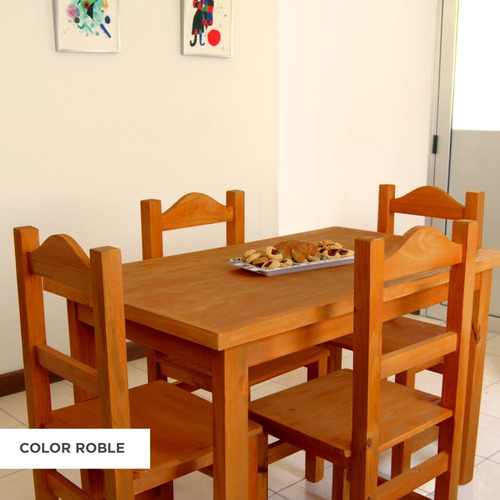 Imagen 2 de 2 de Silla Pintada Pino Clear Reforzado X 2unidades