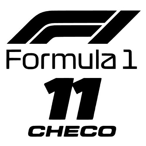 Sticker 11 Checo Perez Formula 1 F1 Vinil Estampado