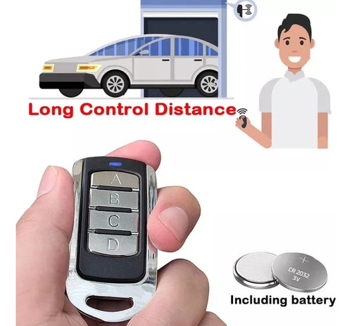 7 Control Universal Multifrecuencia Garage Porton Eléctrico
