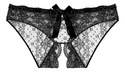 Braguitas De Bikini De Encaje Con Lazo A La Moda Para Mujer,