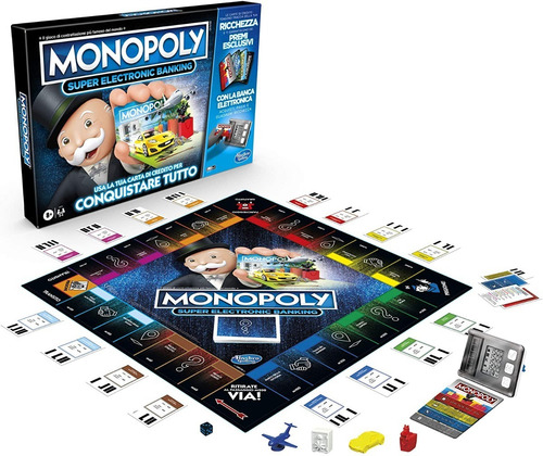 Imagen 3 de 8 de Monopolio Monopoly Banco Electrónico Original Nuevo Español