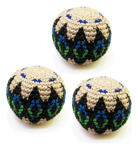 Pelota Fuchi Crochet Andina De Mamakolla (3 Unidades)