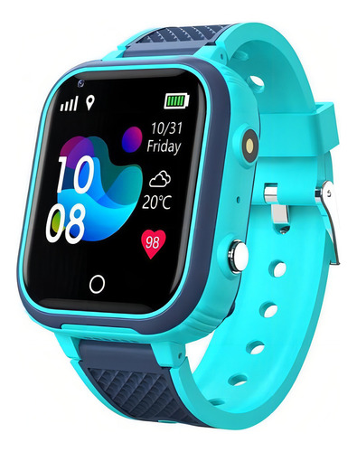 Reloj Gps 4g Kids Smartwatch Localizador Videollamada Niños Color De La Caja Azul