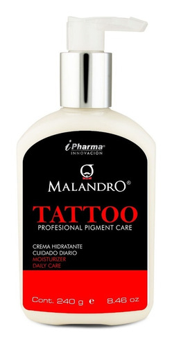 Malandro Tattoo Pigment Care Cream 240ml