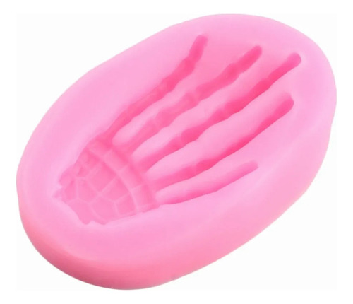 2pcs Molde De Silicona Manos De Esqueleto Fondant Resina