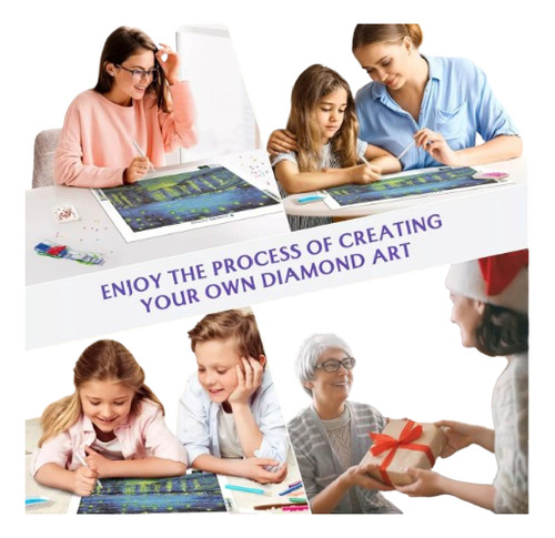 Juego Anti-estrés Kit Portarretrato Brillos Brillitos Niños