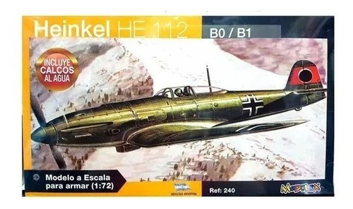 Avion Heinkel He 112 1/72 Modelex Ind. Arg. Supertoys