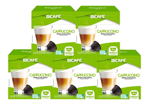 Kit 80 Cápsulas Dolce Gusto Cappuccino - 100% Compatível