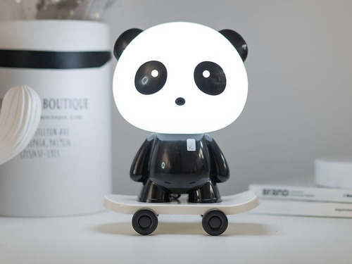 Lámpara Velador/ Espanta Cuco Oso Panda A Corriente