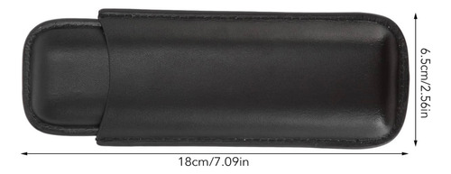 Purera Para Puros Elegante Con Dos Dedos Negro