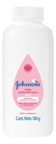 Johnson's Baby Original talco para bebé protección pura libre de parabenos 100 g