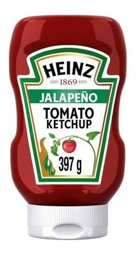 Imagem 1 de 3 de Ketchup Heinz Sabor Jalapeño 397g