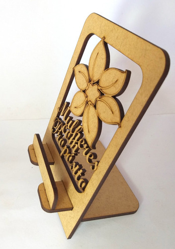 30 Porta Celular Personalizado Para Brinde Mdf Cru