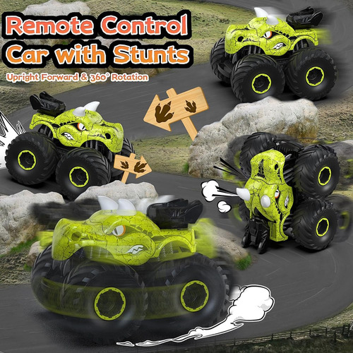 Juguetes De Coche Con Dinosaurios Con Control Remoto Para Ni