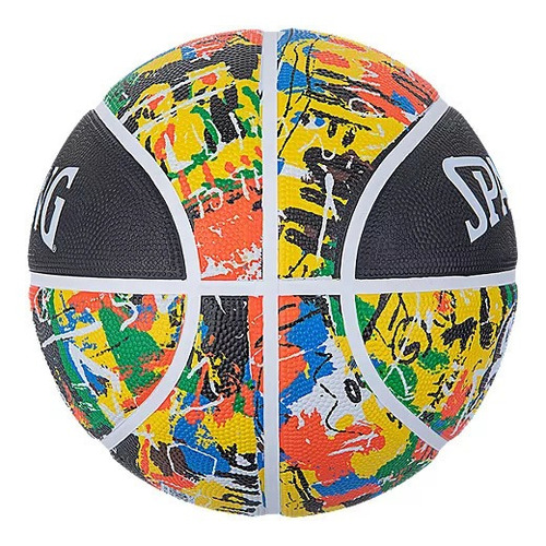 Imagen 3 de 5 de Pelota Basquet Spalding Nº 7 Grafitti Nba Outdoor - Olivos
