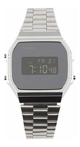 Casio A168wem7vt Reloj Unisex Color Plateado