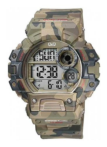 Reloj Q&q Hombre Deportivo Camuflado Militar Q Q Casual