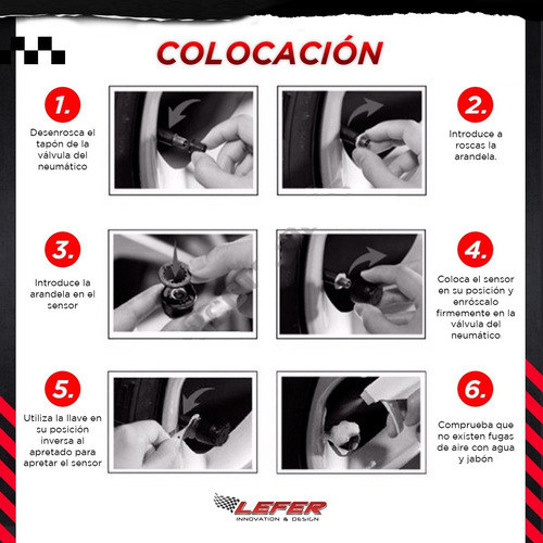 Imagen 5 de 10 de Tpms Kit Sensor Presion Temperatura Neumaticos Externo Solar