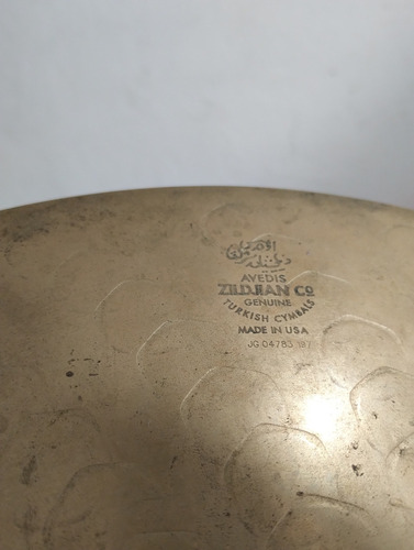 Zildjian Z Custom Dyno Beat & Z3 (top) 14 Hi Hat Dourado (Usado)