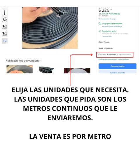 Kit 4m Empaque Refrig. Ceja Larga C/iman 9.4 Adhesivo Brocha