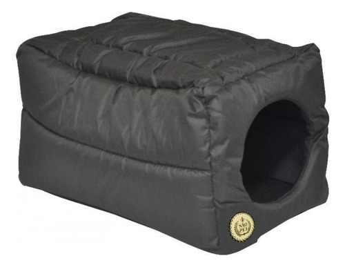 Cama Tunel Nylon 600 São Pet Cor Preta Tam: M 50x33x33 Cm