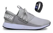Comprar Kit Tênis Caminhada Casual Esportivo + Relógio Digital Macio