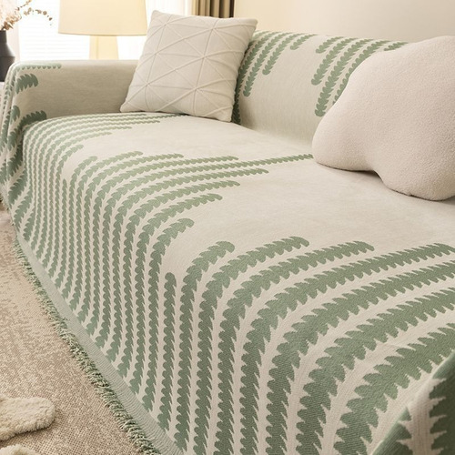 Memórias De Grama Verde - 180* 130 (chenille Line Striped)
