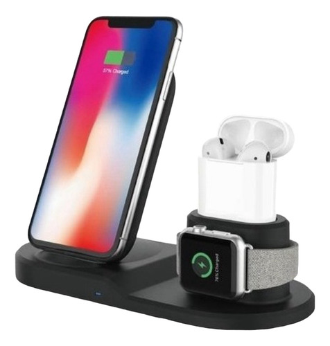 Cargador Inalámbrico 3 En 1 Para iPhone/AirPods/iwatch 