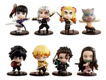 Comprar Set 8 Piezas Demon Slayer Anime Colección Figuras Juguete
