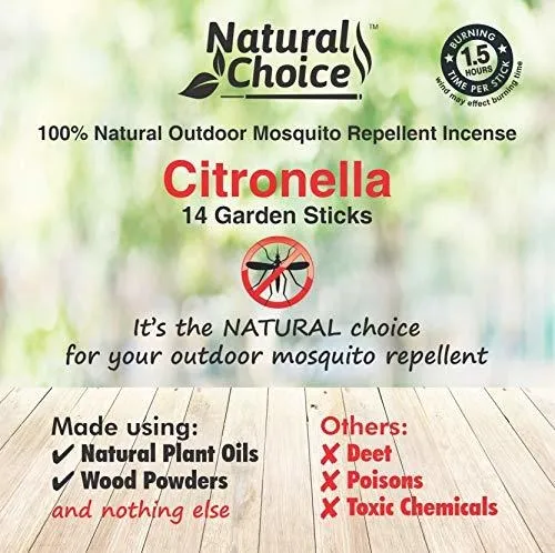 Repelente De Plagas - Varilla De Incienso De Citronela Natur