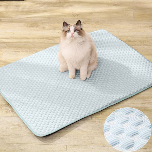 Colchoneta S Pet Ice Mat Summer Cool Ice Silk Sofá Cu 3721