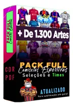 Comprar Pack Full Camisetas Esportivas + De 1.300 Estampas