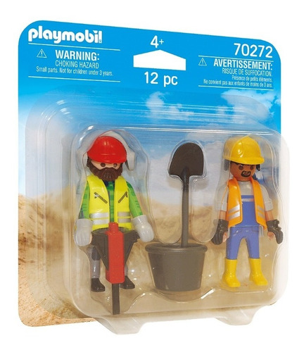 Playmobil Duo Pack - Obreros Con Herramientas - 70272