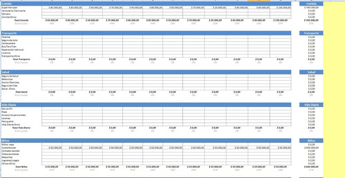 Planilla Excel - Control De Ingresos Egresos Mensual Anual