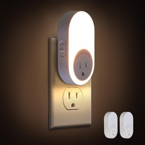 Luces Nocturnas Enchufables A Pared, Sensor Crepuscular, Cct