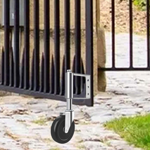 Ruedas De Puerta Con Resorte, Ruedas Plateadas