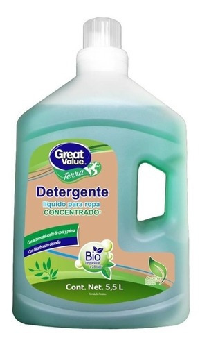 Detergente Líquido Great Value Terra 5.5l