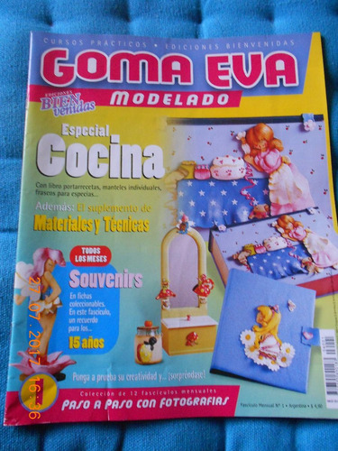 Revista Fasciculo N° 1 Goma Eva Modelado  2006