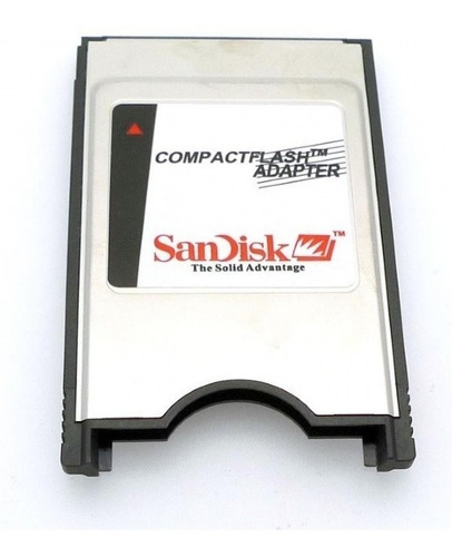 Kit 1 Adaptador Pcmcia Compact Flash Cf + 1 Cartão 128mb