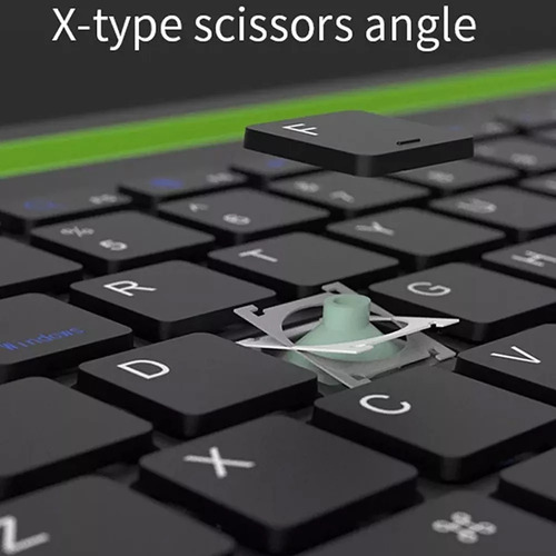Teclado Inalámbrico Multidispositivo Bluetooth Recargable 78