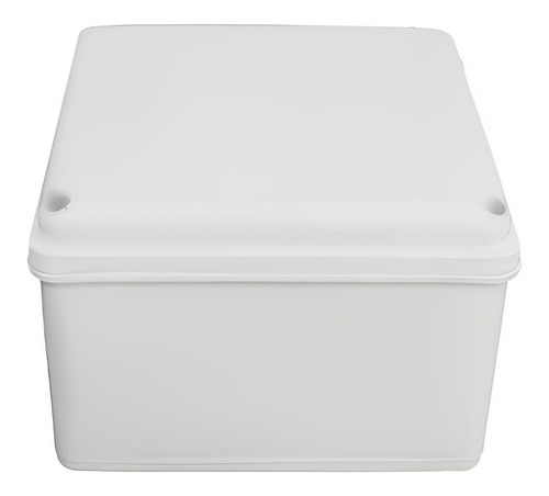 Caja De Paso Plástica 10x10 Blanca X 5 Unidades