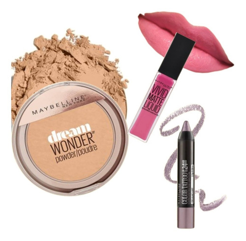 Combo De Maquillaje Maybelline & Mac